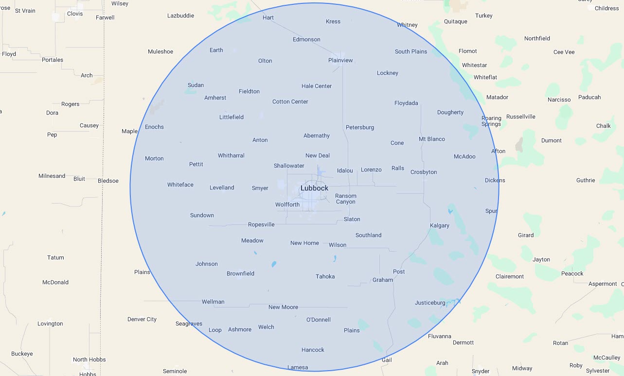 Service Area Map